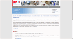 Desktop Screenshot of nrd.irsn.fr