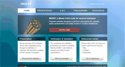 Desktop Screenshot of moret.irsn.fr